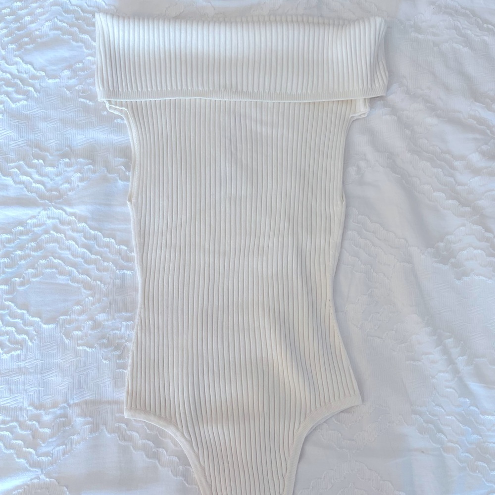 Free People Off the Shoulder Bodysuit
